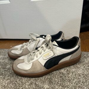 Puma white sneakers size 8.5